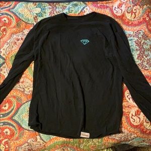 Black and blue diamond supply company shirt